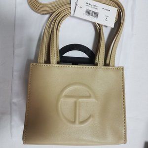 telfar bolsa small cream